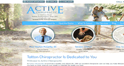 Desktop Screenshot of active-chiropractic.co.uk